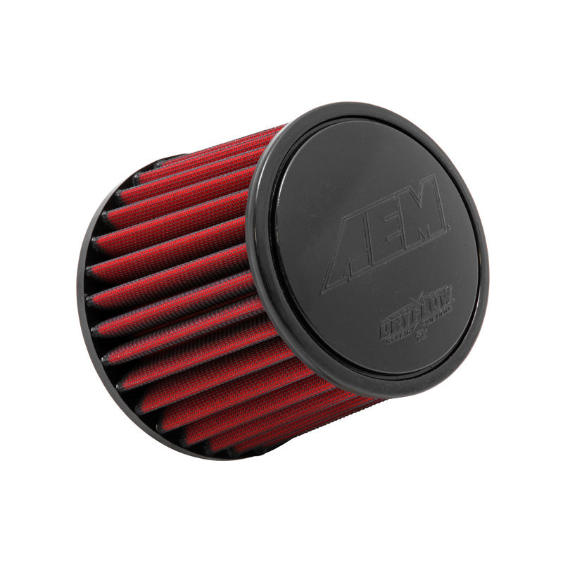 AEM, Universalt Luftfilter, Dryflow Kort Hals - Tapered - Ø76mm - 152/130x130mm
