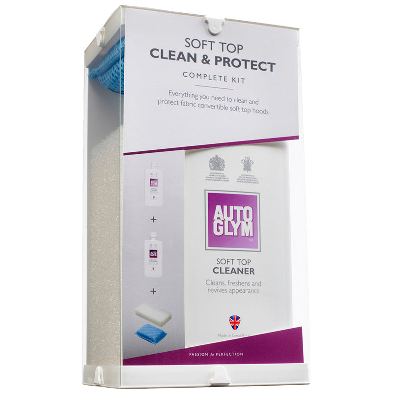 Autoglym, Myk Topp Rens & Beskytt Komplett Sett, 2 x 500ML