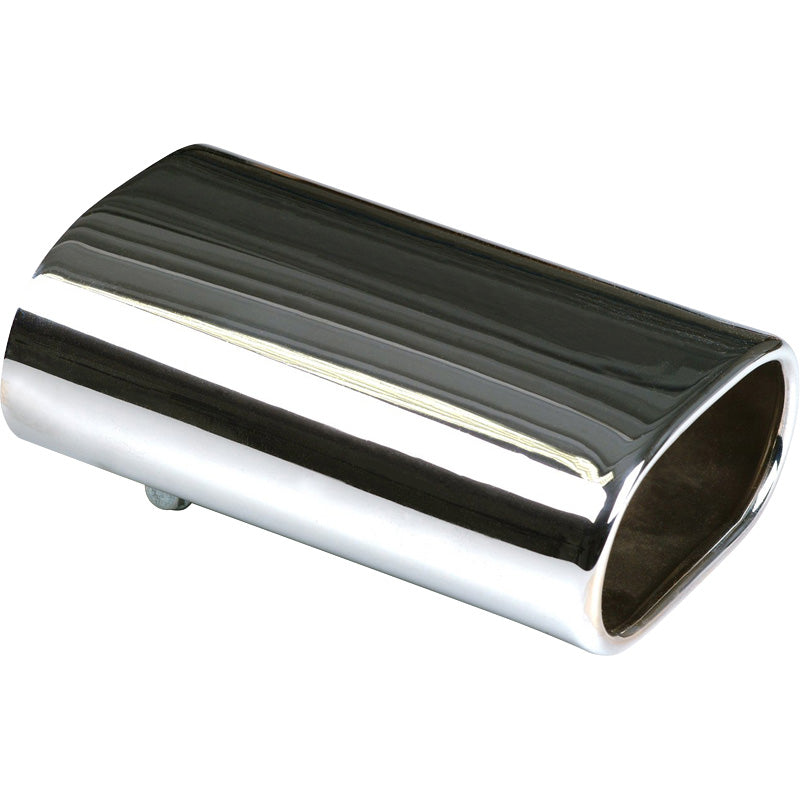 AutoStyle, Eksosutløp, Rektangulær, 76x135 mm, 210 mm lengde, 50-60 mm tilkobling