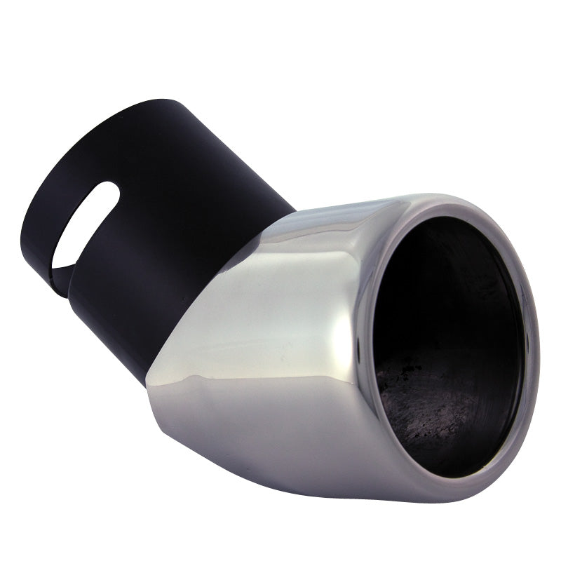 AutoStyle, Eksos endestykke, Rund 90mm justerbar, passer til 50-70mm tilkobling