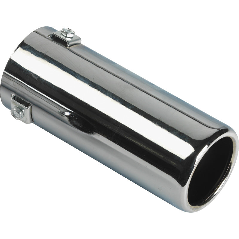 AutoStyle, Eksosfinish Rustfritt stål/Krom, Rund 70mm, lengde 170mm, 35-57mm tilkobling