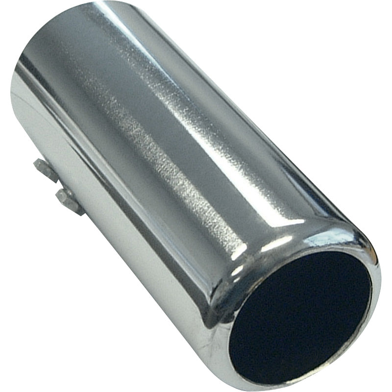 AutoStyle, Eksosenderstykke, Stål/Krom, Rund 60mm, Lengde 150mm, 53-57mm tilkobling