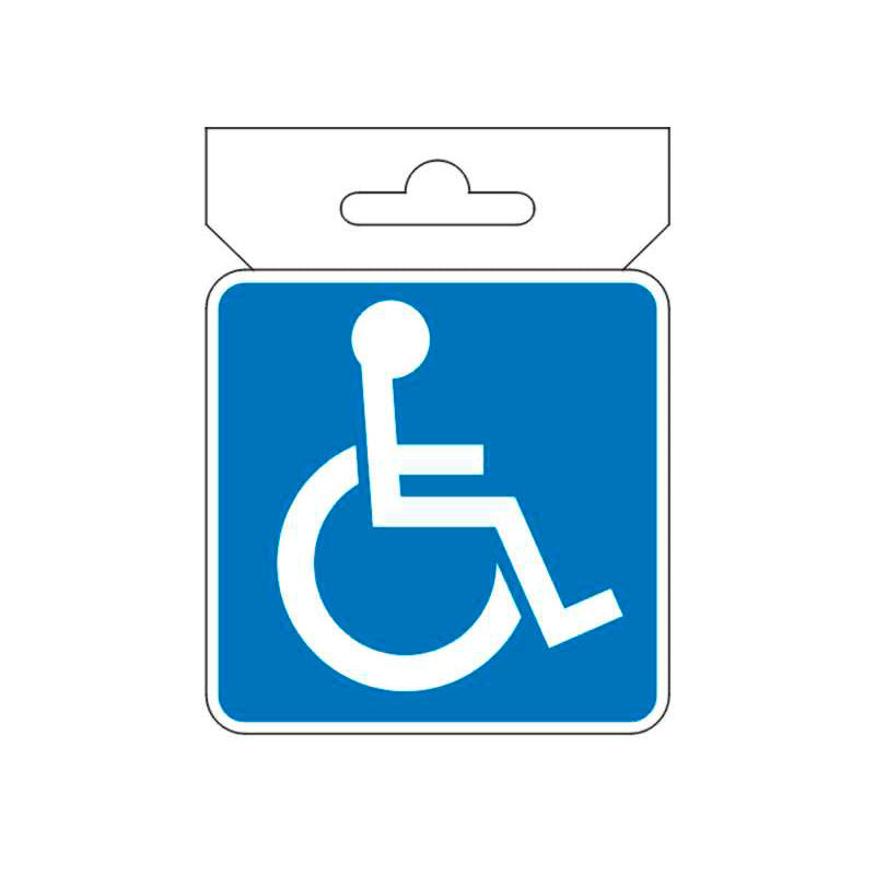 Avisa, Klistremerke, Disability, 7x7 cm