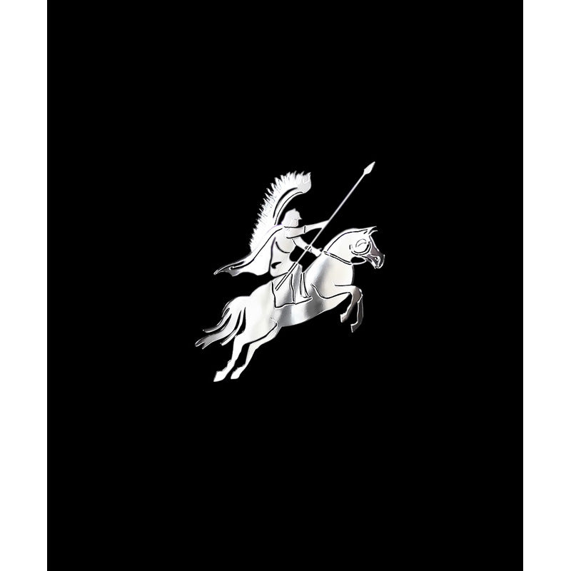 Avisa, Sticker, Polsk husar til hest, 60x60mm