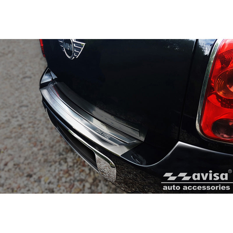 Avisa, Bagkofangerbeskytter, Rustfritstål, passer til Mini Countryman R60 2010-2014 'British Flag'