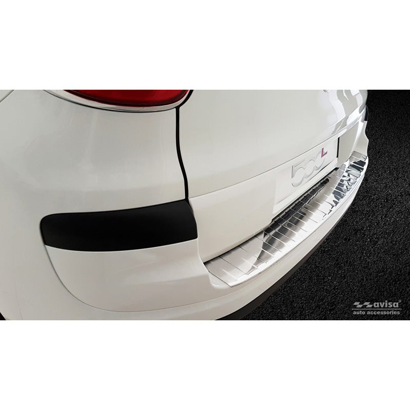 Avisa, Bagkofangerbeskytter, Rustfritstål, passer til Fiat 500L Facelift 2017- 'Ribs'