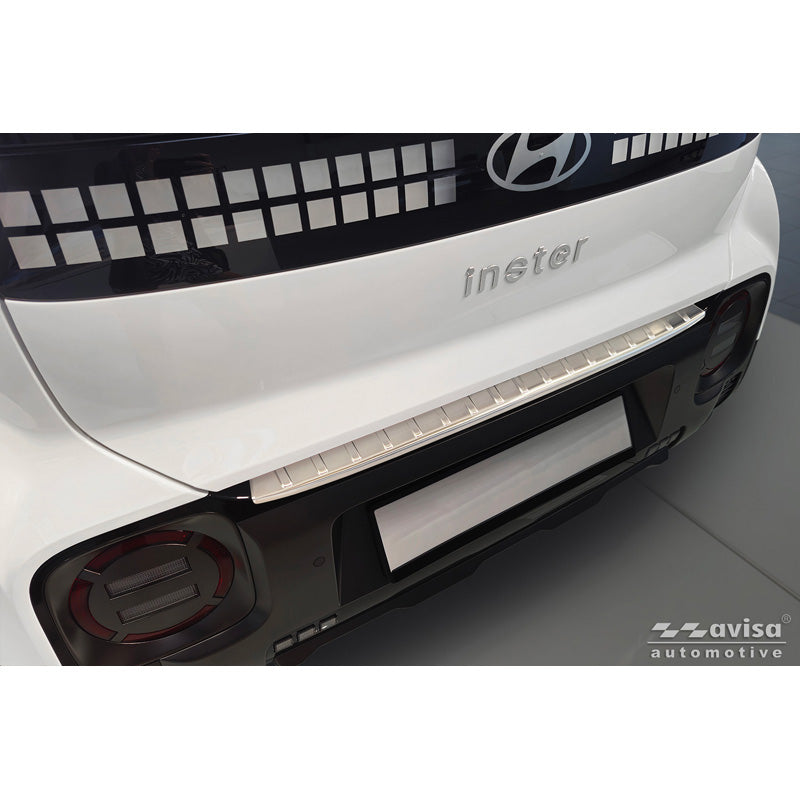 Avisa, Bagkofangerbeskytter, Rustfrit stål, passer til Hyundai Inster (2024-) - Sølv