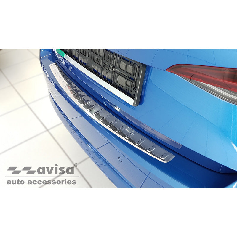 Avisa, Bagkofangerbeskytter, Rustfritstål, passer til Skoda Octavia IV Liftback 2020-2024 & FL 2024- 'Ribber'