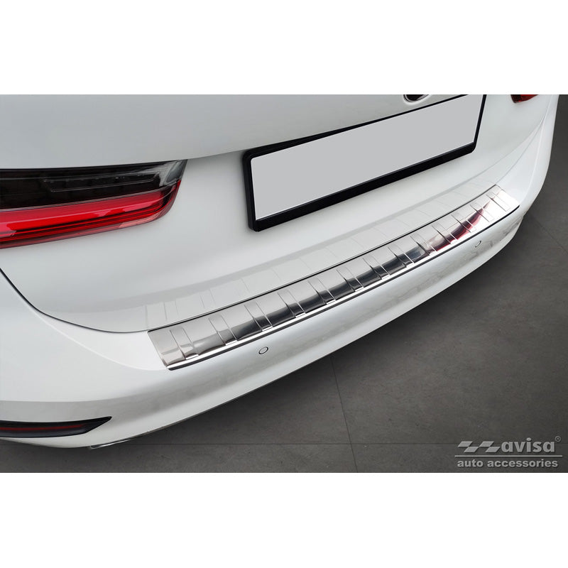 Avisa, Bagkofangerbeskytter, Rustfritstål, passer til BMW 3-Series G21 Touring 2019-2022 'Ribs'