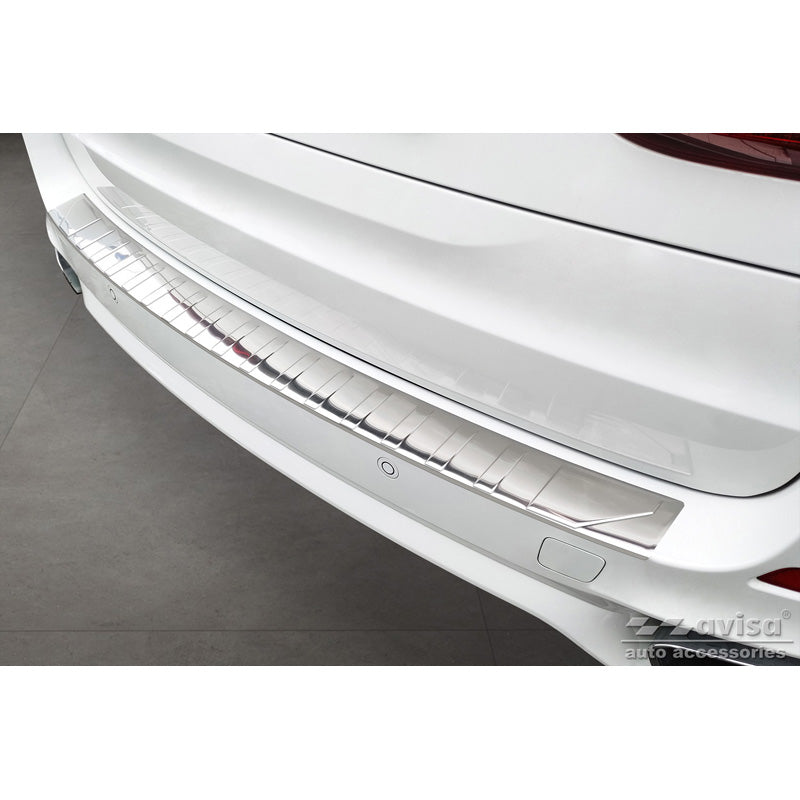 Avisa, Bagkofangerbeskytter, Rustfritstål, passer til BMW X5 F15 2013-2018 with M-Pakage 'Ribs'