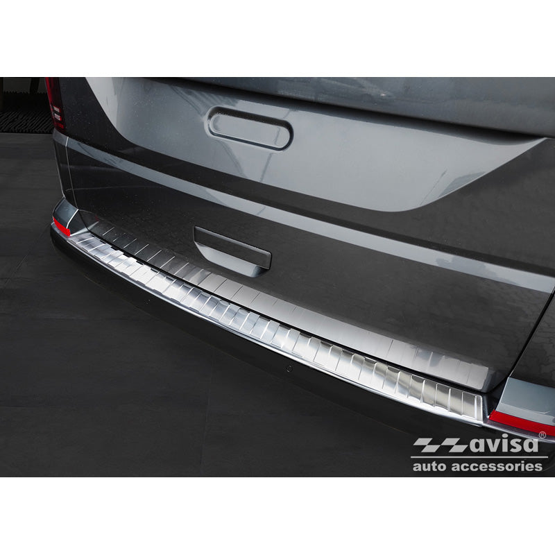 Avisa, Bagkofangerbeskytter, Rustfritstål, passer til Volkswagen Caravelle T6 2015- & FL 2019- (with rear hatch) 'Ribs'