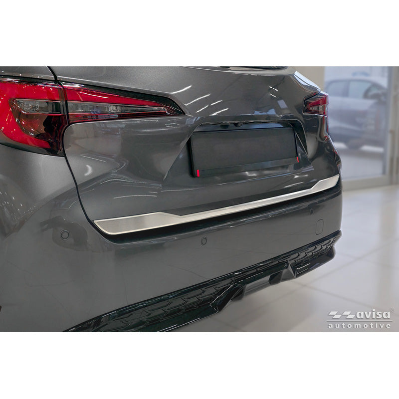 Avisa, Bagtøjsdæksel, Børstet rustfrit stål, passer til Toyota Corolla Touring Sports (E21) (2019-)