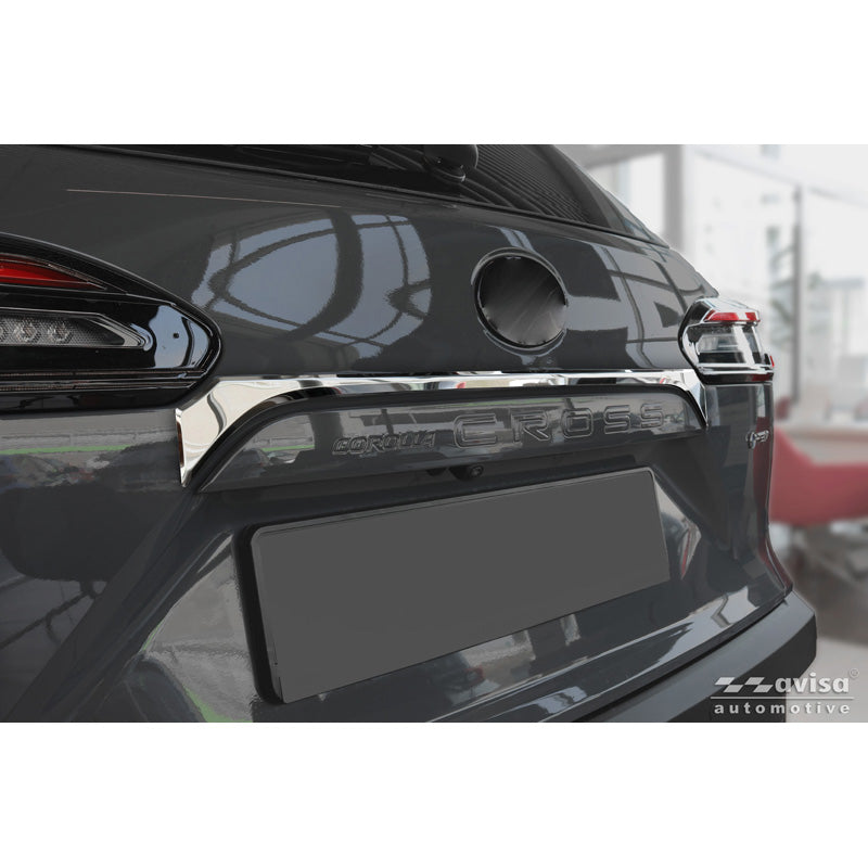 Avisa, Krom bagagerumsafslutning, Rustfrit stål, passer til Toyota Corolla Cross (2020-2025) & Facelift (2025-)
