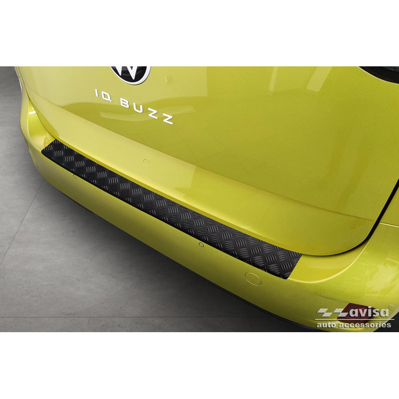 Avisa, Bagkofangerbeskytter, matsort, alu, passer til Volkswagen ID. Buzz + Cargo 2022- 'Riffled Plate'