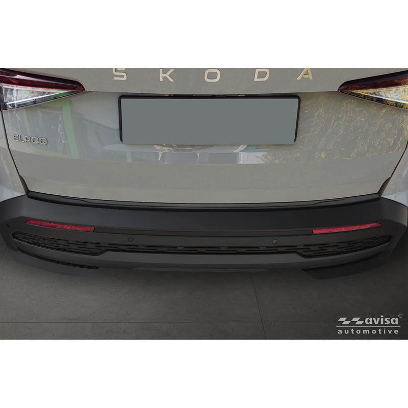 Avisa, Bagkofangerbeskytter, Mat sort rustfrit stål, passer til Skoda Elroq (2024-)