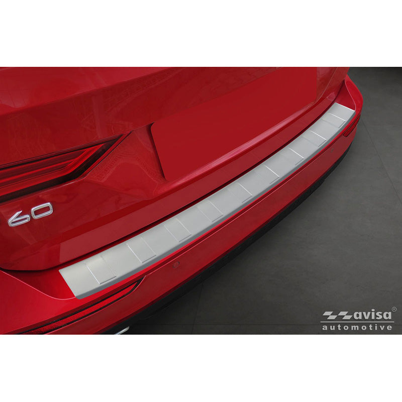 Avisa, Bagkofangerbeskytter, Rustfrit stål, Soft Silver, passer til Volvo V60 II (2018-) inkl. Cross Country & R-Design