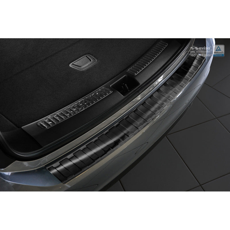 Avisa, Bagkofangerbeskytter, Sort, Rustfritstål, passer til Opel Insignia B Sportstourer 2017- & FL 2020- 'Ribs'