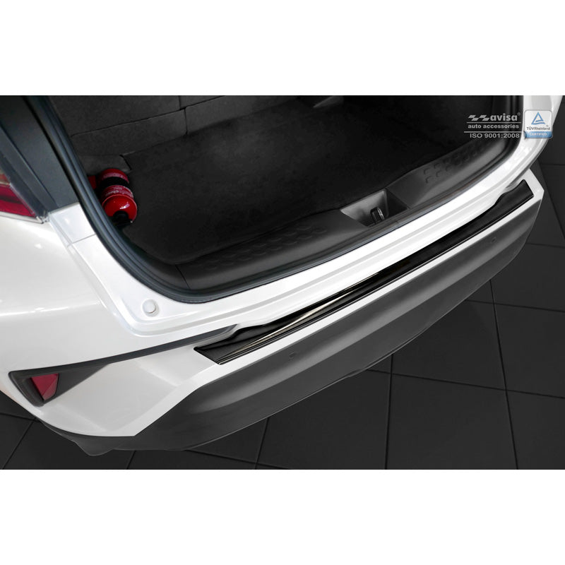 Avisa, Bagkofangerbeskytter, Sort, Rustfritstål, passer til Toyota C-HR 2016-2019 & Facelift 2019-2023