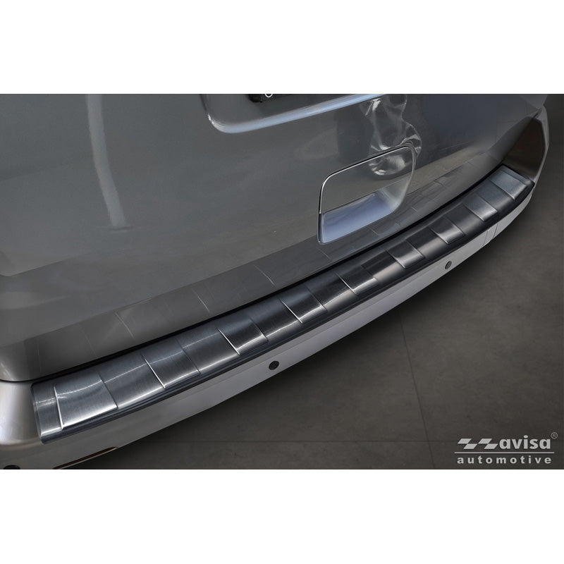 Avisa, Bagkofangerbeskytter, Sort rustfrit stål, længere version, passer til Citroën Spacetourer / Jumpy & Peugeot Traveller / Expert & Toyota Proace Verso (2016-) & Opel Vivaro / Zafira Life (2019-)