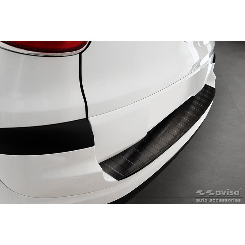 Avisa, Bagkofangerbeskytter, Sort, Rustfritstål, passer til Fiat 500L Facelift 2017- 'Ribs'