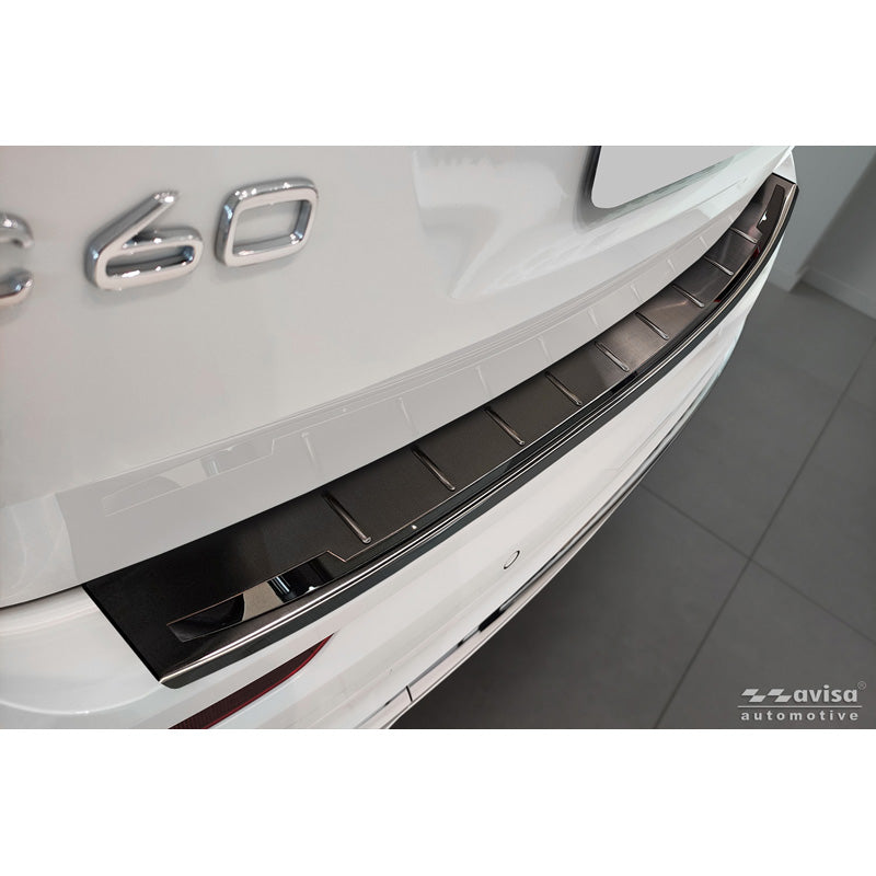 Avisa, Bagkofangerbeskytter, 'Shadow Premium', passer til Volvo XC60 II (2017-2021) & Facelift 2021 - inkl. R-Design & Plug-in-Hybrid - Sort / Højglans Sort