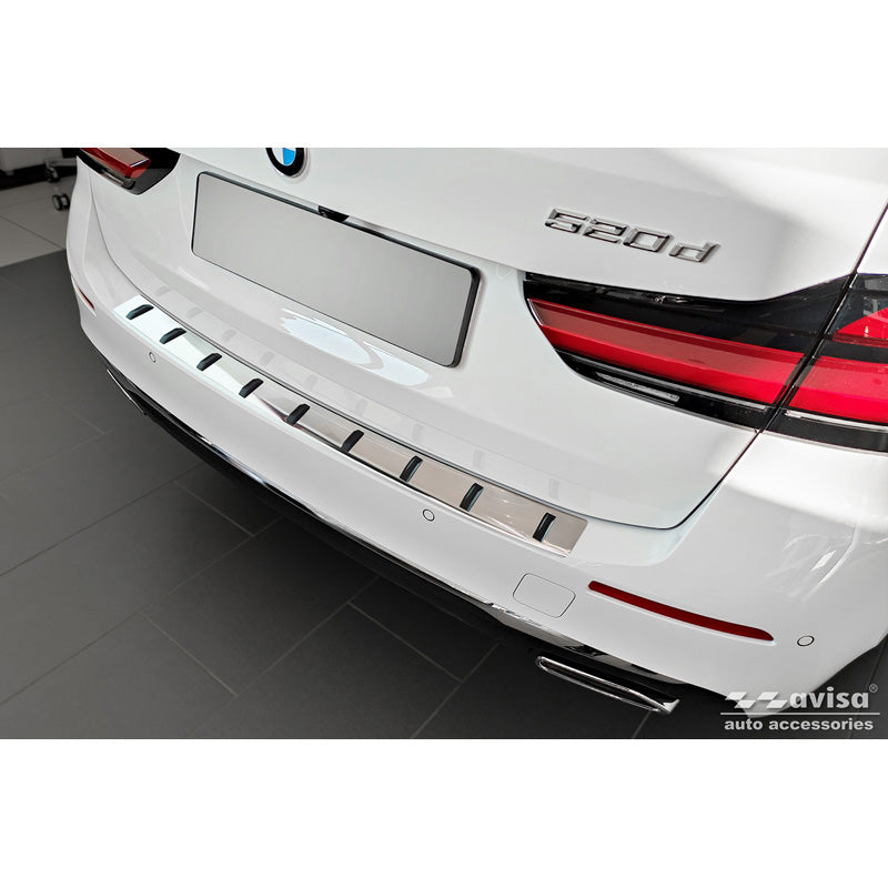 Avisa, Bagkofangerbeskytter, Rustfritstål, passer til BMW 5-Series G31 FL Touring 2020- excl. M-Sport 'STRONG EDITION'