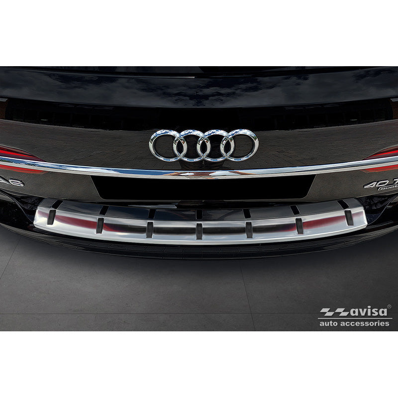 Avisa, Bagkofangerbeskytter, Rustfrit stål, Passer til Audi A6 (C8) Avant inkl. S-Line 2018-2023 & Facelift 2023-, 'Strong Edition'