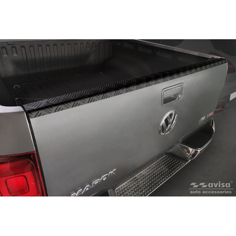 Avisa, Aluminiums Bakluke beskytter, Sort, passer til Volkswagen Amarok (2010-)