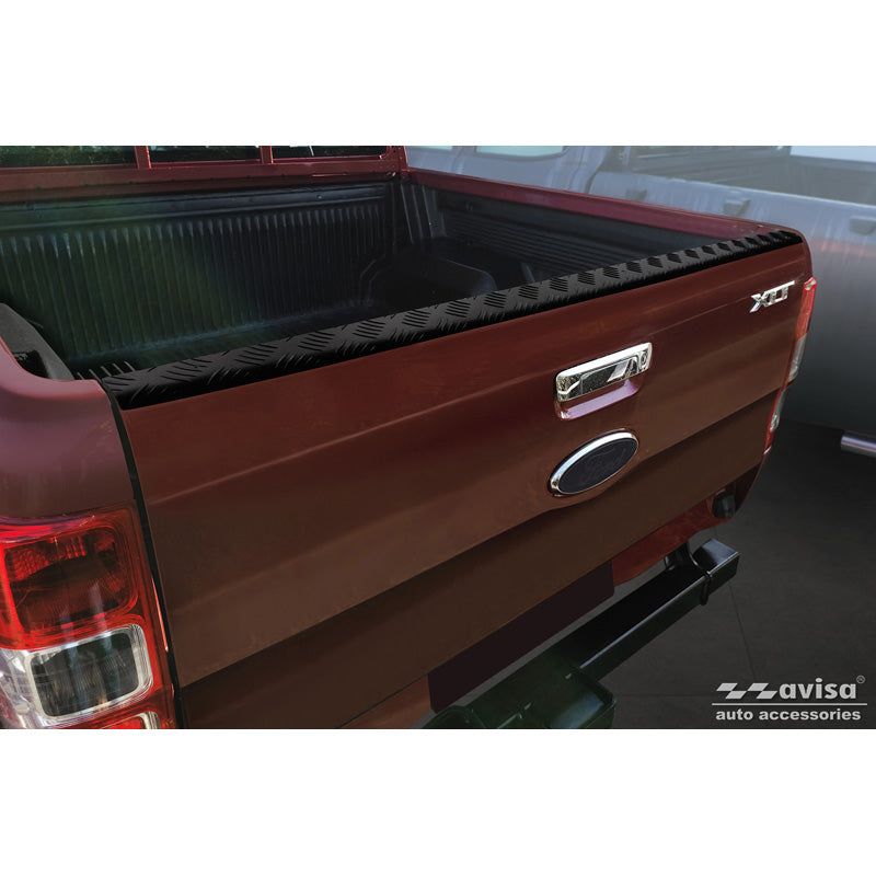 Avisa, Aluminium Bakluke beskytter, Sort, passer til Ford Ranger (2011-2022)