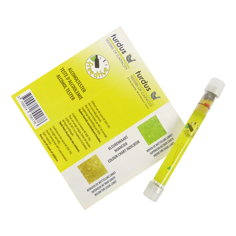 Turdus, Alkoholtetester, Freedrive 0, 1 stk, Alkoholtester