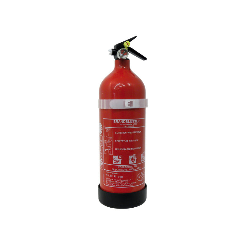 ANAF, Skum brannslukker, A/B/F med trykkmåler, 2 liter