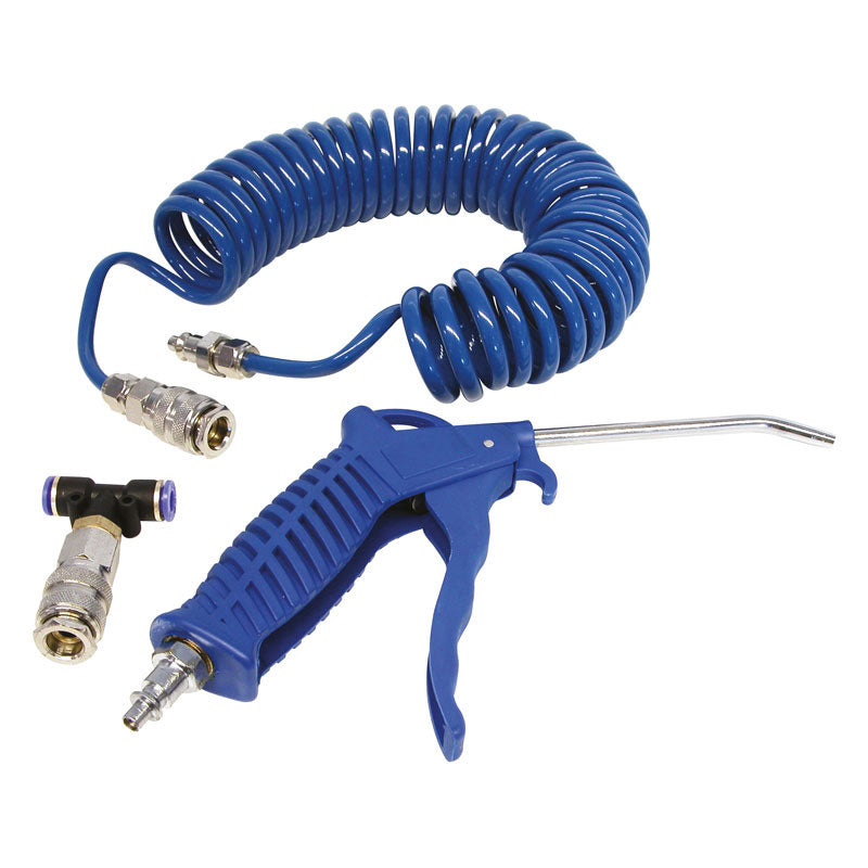 Carpoint, Luftblåsepistol, Spiral Slange 5m