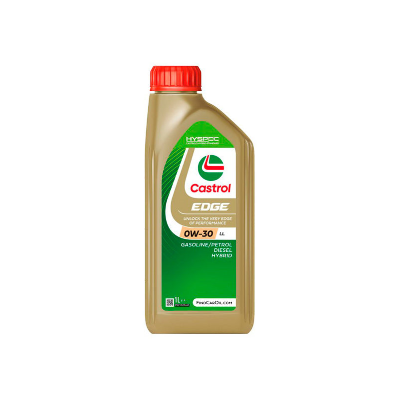 Castrol, Oljefil, Edge 0W-30 LL, 1-liter, passer til Bilmotor