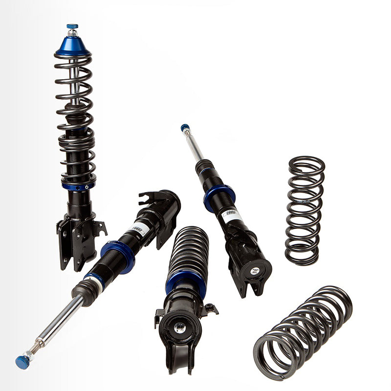 Cobra, EVO-III Coilover-sett, 20-60/20-60mm, passer til Peugeot 206 SW (2002-2007)