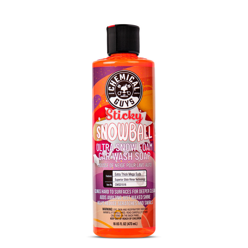 Chemical Guys Sticky Snowball Snow Foam bilvask (473ml)