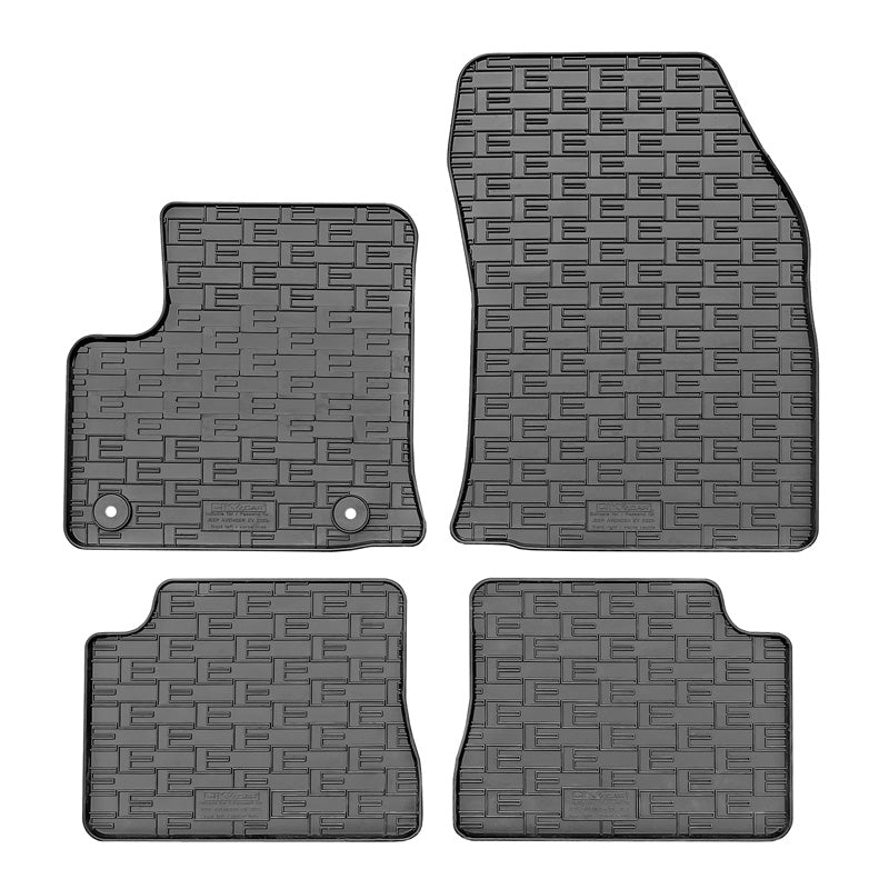 CIKCAR, Bundmåtter, Gummi, Foran og bag, Sæt af 4, passer til Jeep Avenger (Electric) 2023- & Fiat 600e 2023- & Alfa Romeo Junior (Electric) 2024-