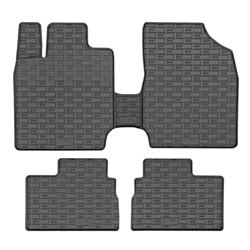 CIKCAR, Gummimåttepakke, Specialtilpasset til Leapmotor T03 2024-, 3 dele