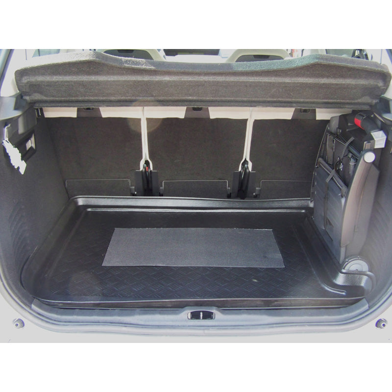 CIKCAR, Bagasjeromsmatte, 'Sklisikre', passer til Citroën C4 Picasso (2006-2010) med plass til trillevogn (5 personer)