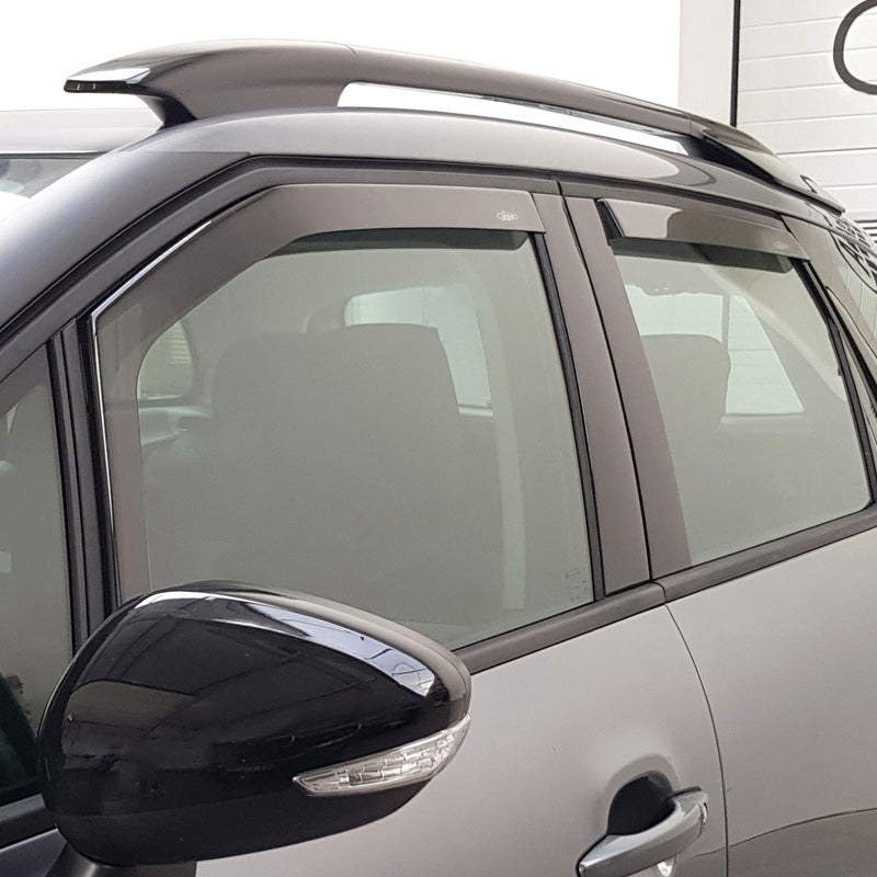 DGA, Vindafvisere, Røgfarvet, 4 stk., passer til BYD Seal U (2024-)