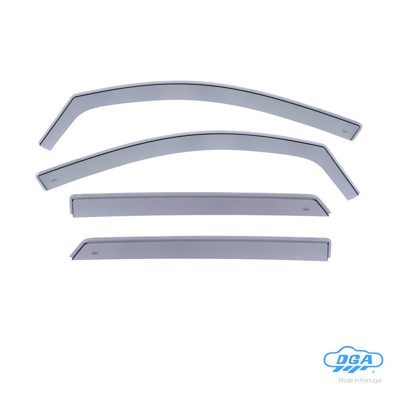 DGA, Vindafvisere, Røgfarvet, 4-pieces, passer til Hyundai Tucson (TLE) (2015-2020)