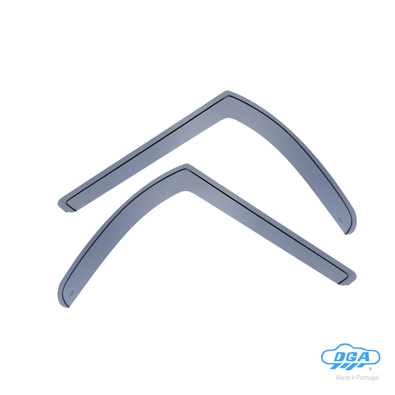 DGA, Vindafvisere, Røgfarvet, 2 stk., passer til Renault Trafic & Opel Vivaro & Nissan Primastar (2001-2014)