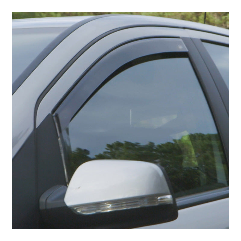 DGA, Vindafvisere, Røgfarvet, 2 stk., passer til Skoda Karoq (NU7) (2017-)