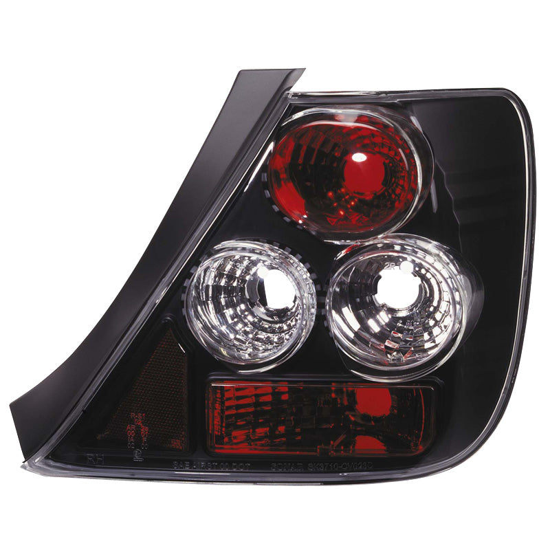 Baglygter, passer til Honda Civic HB 3-døre 2001-2005 - JDM Black