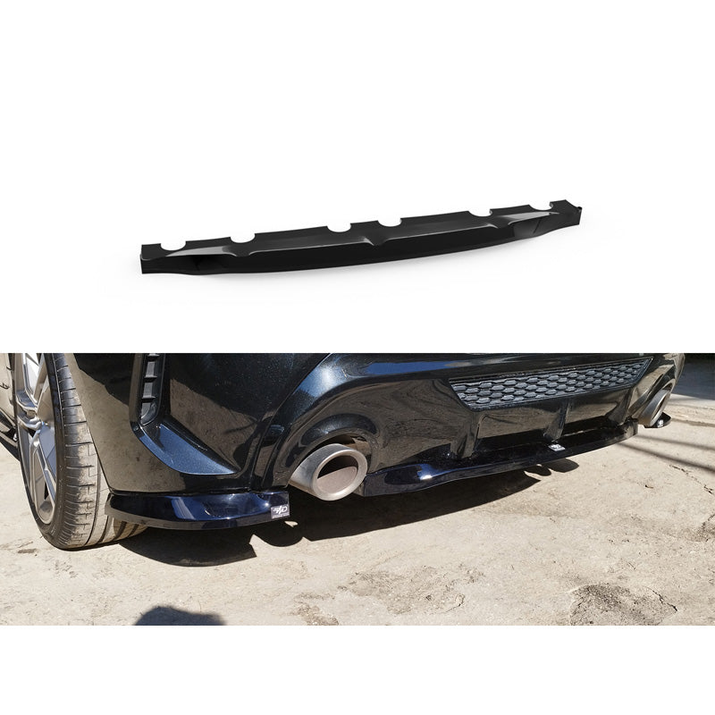 Motordrome, Bagkofanger skørt (Diffuser), Glanssort ABS, Passer til BMW 1-Series (F40) M135i 2019-2024