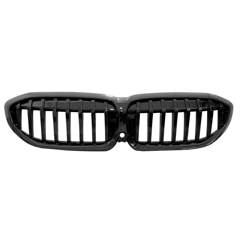 Blank Sort sportsgrill, passer til BMW 3-Series G20/G21 2019- excl. LCI
