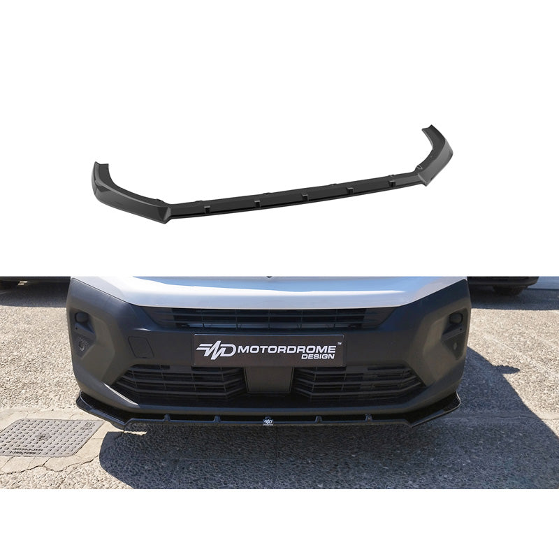 Motordrome, Frontspoiler, ABS, passer til Citroën Berlingo Facelift (2023-), Opel Combo Facelift (2023-), Peugeot Partner Facelift (2023-)