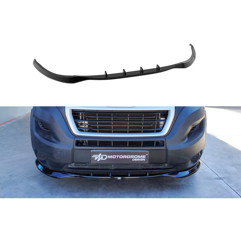 Motordrome, Frontspoiler, ABS, passer til Peugeot Boxer/Citroën Jumper/Fiat Ducato mk3 Facelift (2024-) & Opel Movano C Facelift (2021-)