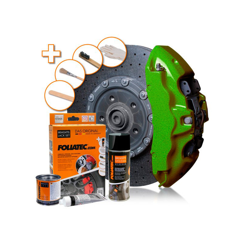 Foliatec, Bremsekalipersmaling, performance green metallic, 3-komponent