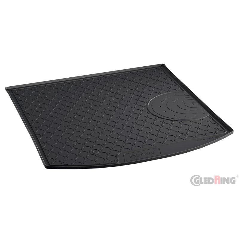 Gledring, Gummimåtte til bagagerum, passer til Volkswagen Touran 1T 2003-2015 (5-persons) (Lower floor)