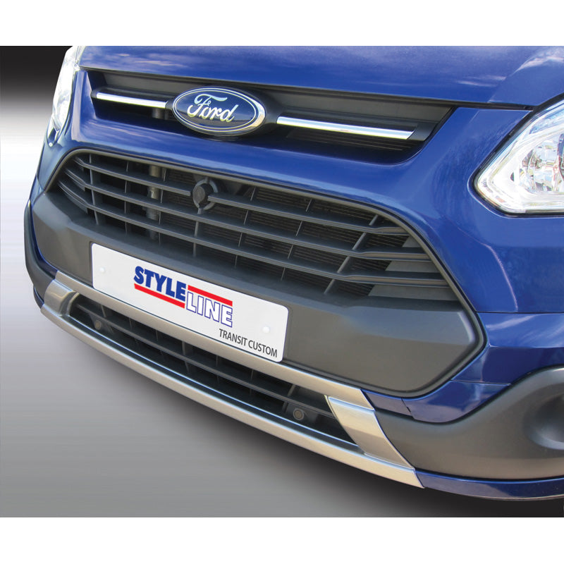 RGM, Front spoiler 'Skid-Plate', passer til Ford Transit/Tourneo Custom 2014-2018 Silver (ABS)